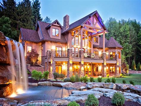 Log Cabin Mansion | Hot Sex Picture