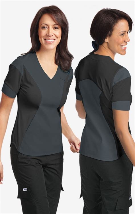 524t Ultra Flexi Scrub Top By Mobb Scrubscanadaca