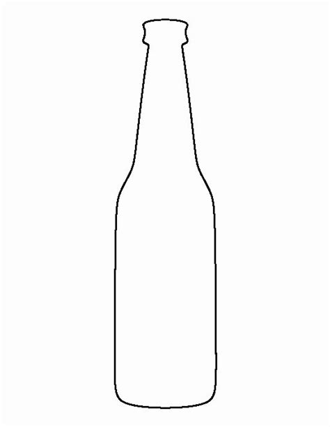 Beer Bottle Neck Label Template