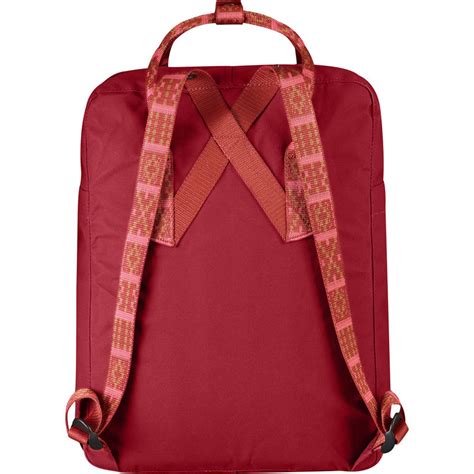 Fjallraven KŒnken Backpack Deep Redfolk Pattern Sportique