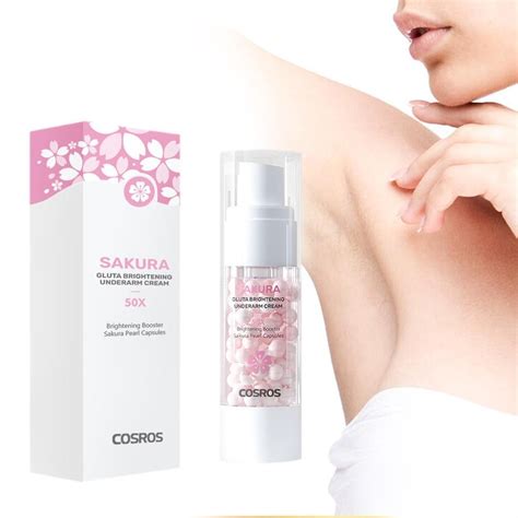 Cosros Sakura Underarm Whitening Cream Ceramide Body Lotion Pearl