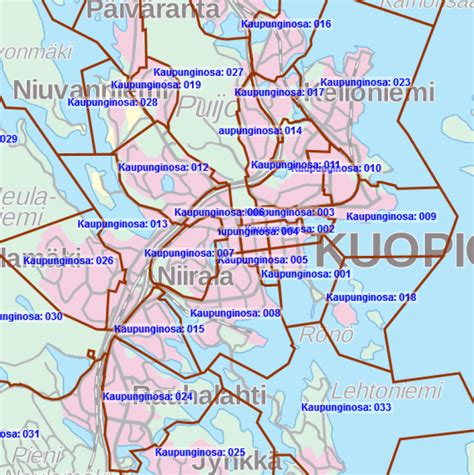 Esitellä 34 imagen kuopion kaupunginosat kartta abzlocal fi