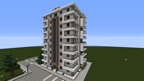 Modern Apartment Building 2 Minecraft Map Minecraft Modern Minecraft