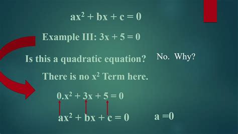 What Are Quadratic Equationshow To Identify Quadratic Quationsconceptual Clarification Youtube