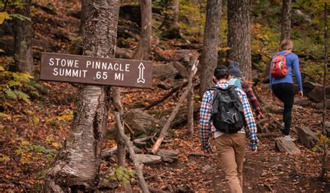 Stowe Vermont Hikes Stowe Pinnacle Go Stowe