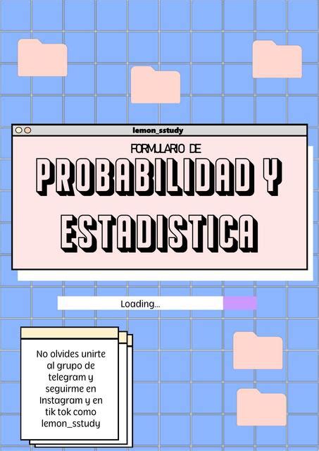 Formulario De Probabilidad Udocz