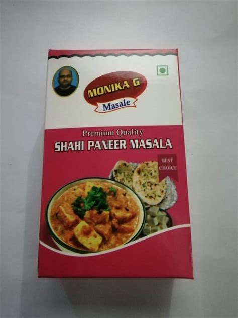 Shahi Paneer Masala Packaging Size 100 G Packaging Type Box At Best