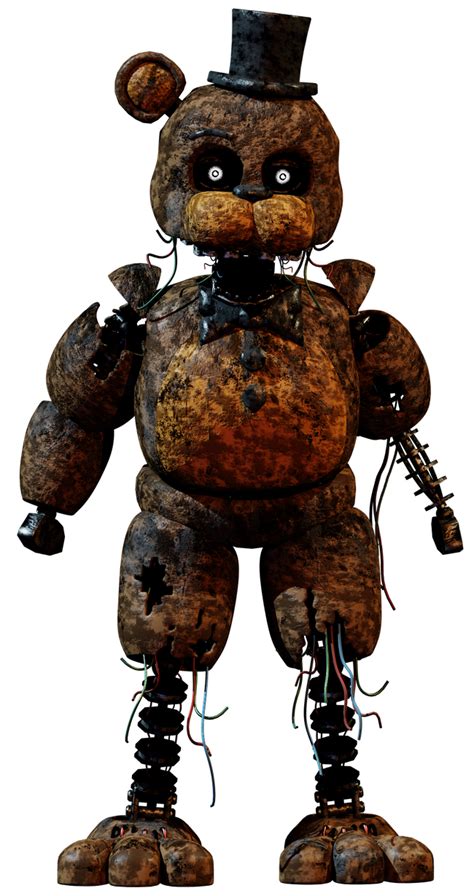 Ignited Freddy Render by LancerSpade on DeviantArt