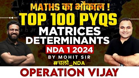 Top Matrices Determinants Pyqs In One Shot Mathematics For