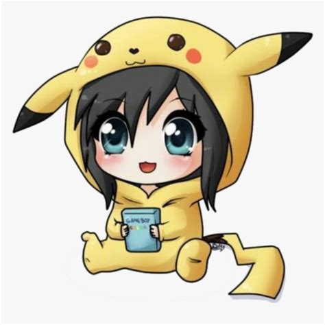 #mq #girl #pokemon #chibi #pikachu - Cute Chibi Anime Characters, HD ...