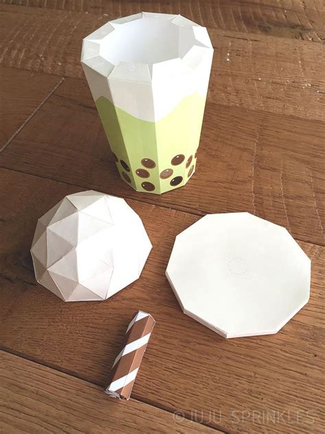 Diy Boba Tea Origami For Boba Tea Lovers Paper Crafts Paper Crafts