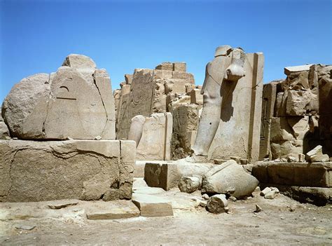 Ancient Egyptian Ruins At Karnak Photograph By Robert Brook Science