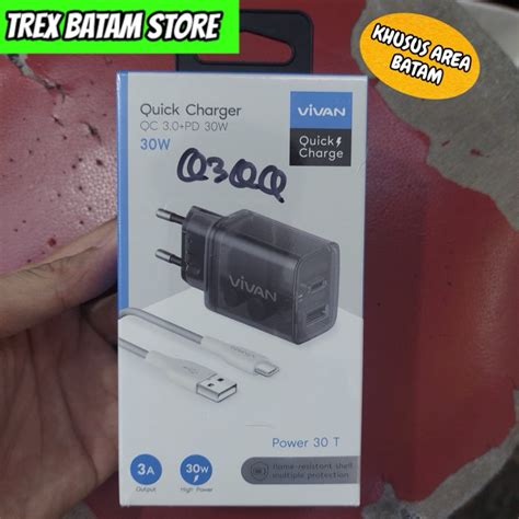 Jual Vivan Quick Charger Type C Power W Garansi Resmi Tahun Batam