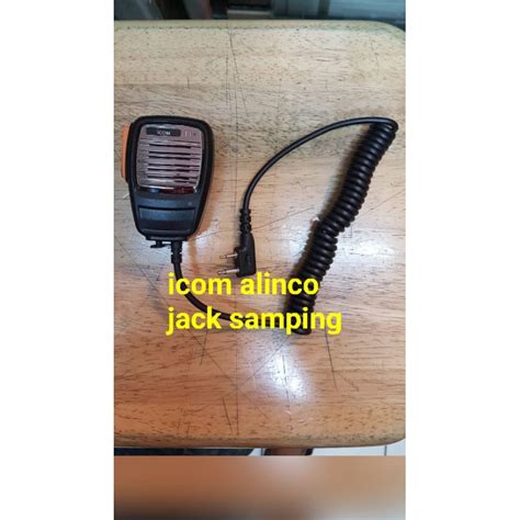 Jual Extramic Ht Icom Alinco Jack Samping Shopee Indonesia