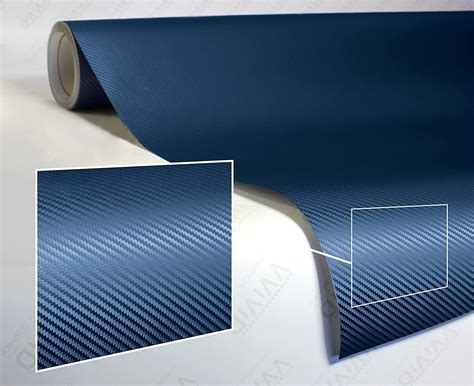 Buy Vvivid Xpo Dry Navy Blue Carbon Fiber Vinyl Wrap Roll With Air