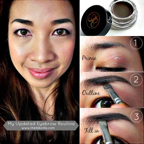 My Updated Eyebrow Routine Using Anastasia Dip Brow Pomade Dark Brown