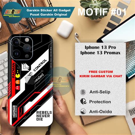 Jual Garskin Stiker Iphone Pro Iphone Pro Max Motif Bisa