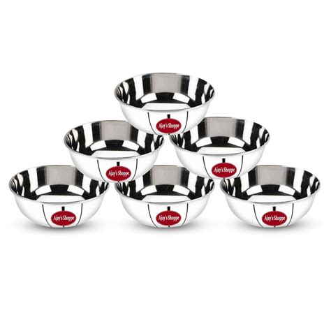 Buy Ajay S Shoppe Heavy Stainless Steel Katori Serving Bowl Ml