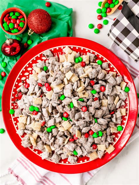 Christmas Puppy Chow Sweet Tea And Sprinkles