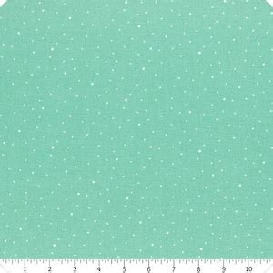 Golden Days Dot Mint LAMINATED Cotton Fabric Riley Blake Etsy