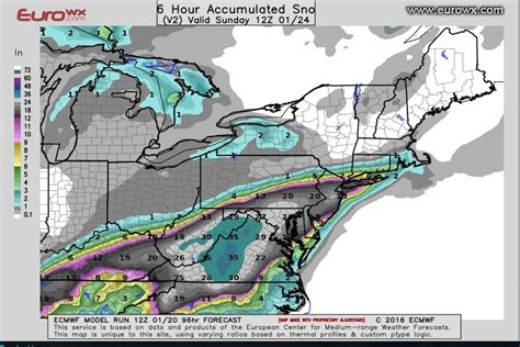 Snowfall Forecast And European Model Snowfall Weather Updates 24 7 By Meteorologist Joe Cioffi