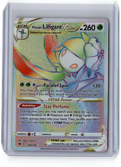 Mavin 2022 Pokemon Astral Radiance Hisuian Lilligant VStar 190 189