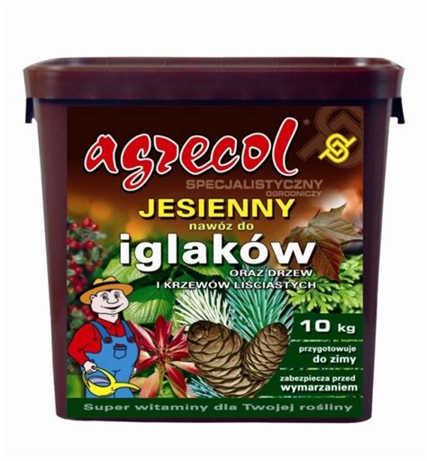 AGRECOL Nawóz jesienny do iglaków 10kg Nawozy jesienne AGRECOL