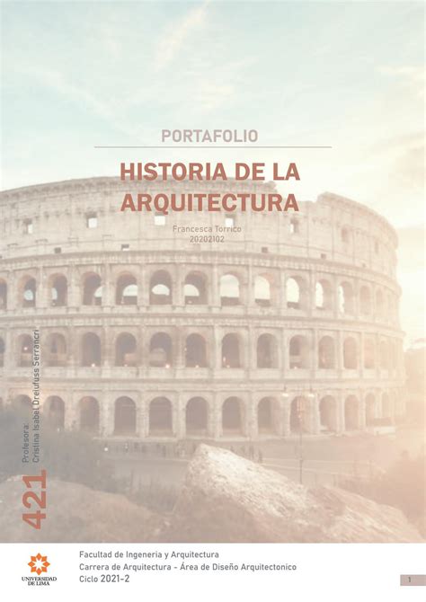 Portafolio Historia De La Arquitectura I By Francesca Torrico Issuu