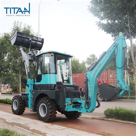 Chinese Brand Ton Tractor Backhoe Loader With Variable Attachments