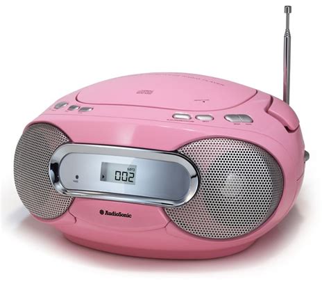 Kinder Mädchen Cd Radio Player Kinder Boombox Rosa Musiksystem Mp3 Tragbar Pink Ebay