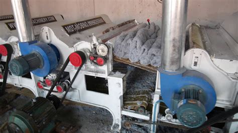 Cotton Waste Recycling Machinery Rag Tearing Machine For Textile Open