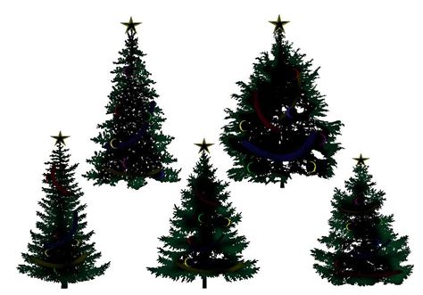 Christmas Tree Silhouette Vectors 95855 Vector Art at Vecteezy