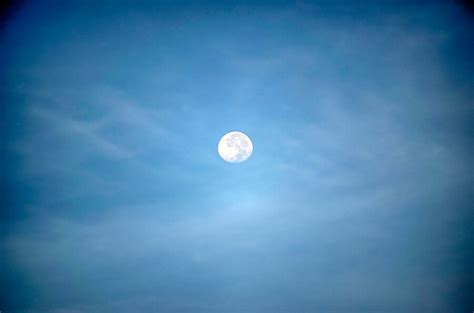 Premium Photo | Night sky with clouds and the moon in the clouds the ...