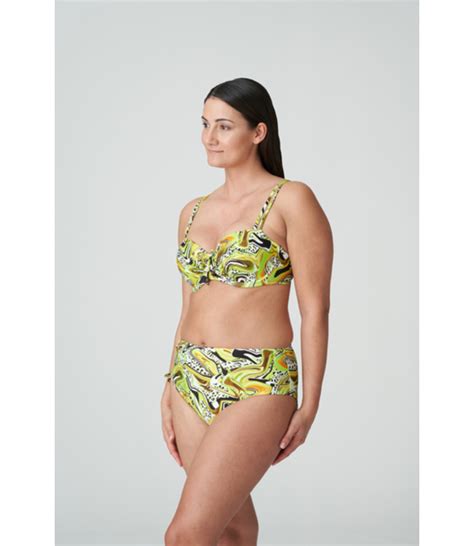 PRIMA DONNA SWIM BALCONETTE BIKINI TOP 4011916 JAGUARAU LIME SWIRL