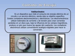 Medici N De Potencia Y Contadores De Energ A Ppt