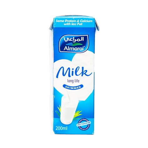 Almarai Long Life Skimmed Milk 200 Ml Online At Best Price Uht Milk