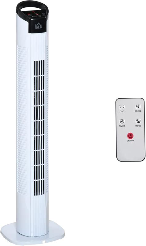 Homcom Turmventilator Mit Fernsteuerung Oszillierender