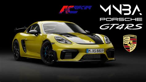 Porsche 718 Cayman GT4 RS Mod For Assetto Corsa SIMRACE247