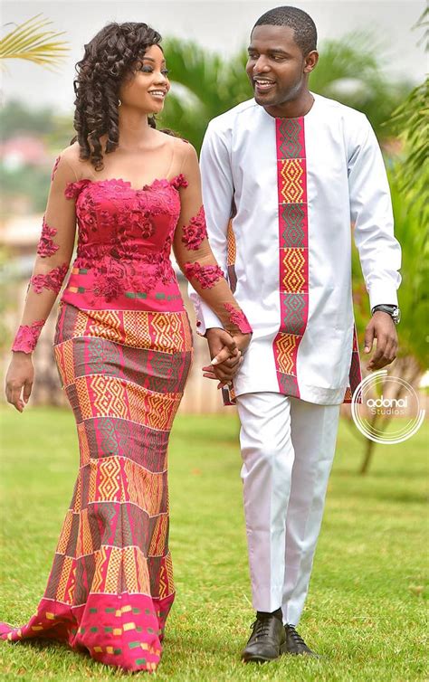 Traditional African Couple Wedding Outfits