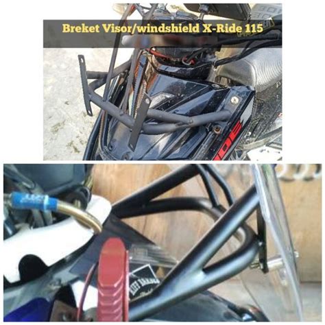 Jual Bracket Windshield X Ride Breket Visor X Ride Pangkon