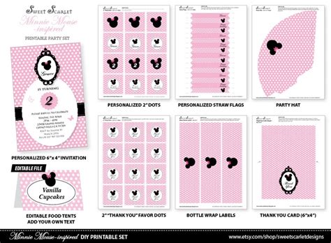 Minnie Mouse Party Games Printable