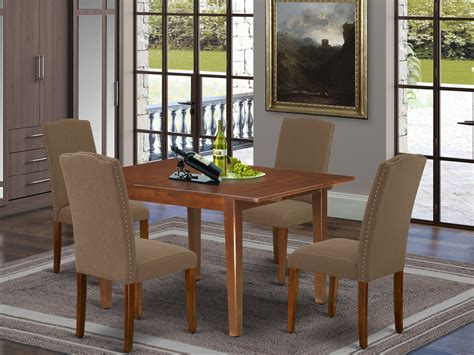 Winston Porter Akef 5 Piece Extendable Solid Wood Dining Set Wayfair Canada