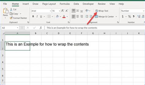 How To Wrap Text In Excel Excelnotes