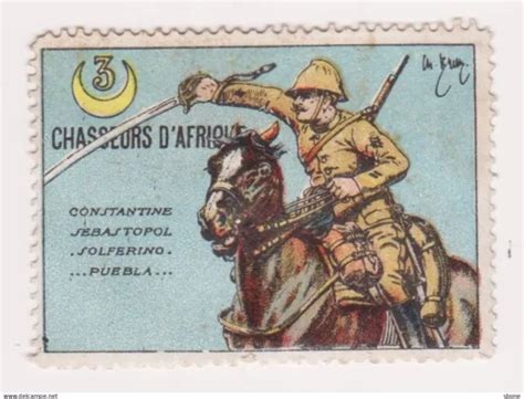 Vignette Militaire Delandre Me R Giment De Chasseurs D Afrique Eur