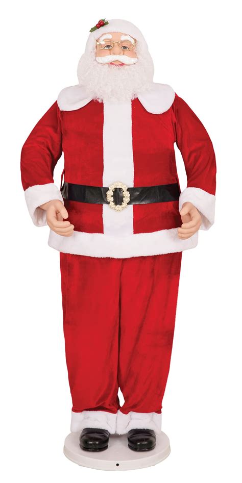 Life Size Animated Dancing Santa With Realistic Face ...