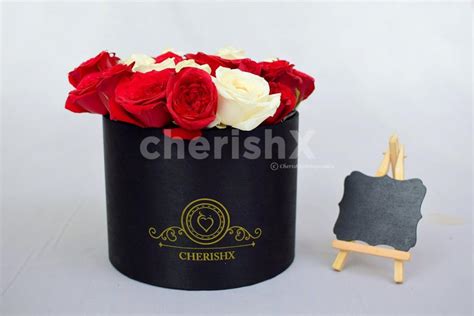 Rose Bucket with Initials of the persons name delivered anywhere in ...