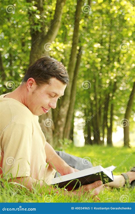 Young Man Reading The Bible Stock Image Image Of Bible School 40034965