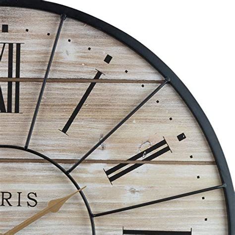 Sorbus Paris Large Wall Clock For Living Room 24 Inch Wall Clock Oversized Centurian Roman