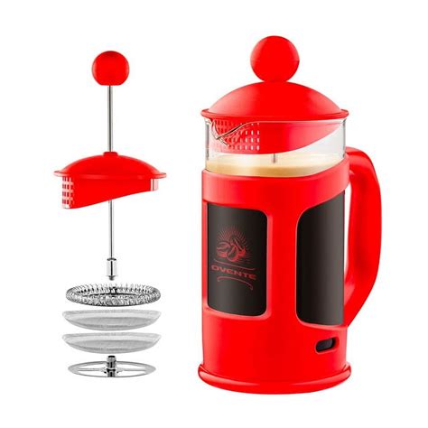 OVENTE French Press Coffee Tea And Espresso Maker Heat Resistant