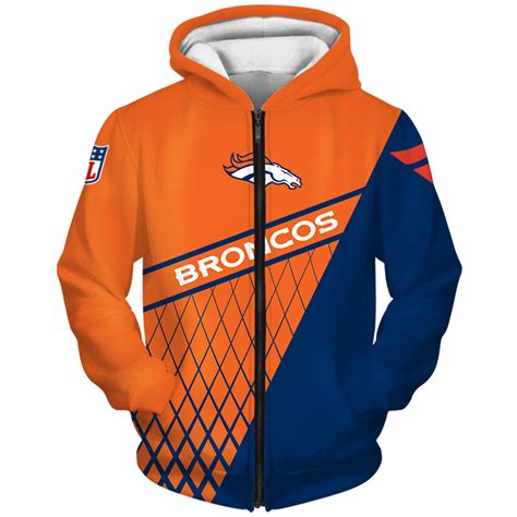 Denver Broncos Zip Hoodie Cheap Sweatshirt T For Fan Jack Sport Shop